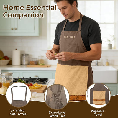 Delantal divertido para hombre con bolsillo regalo dia del padre