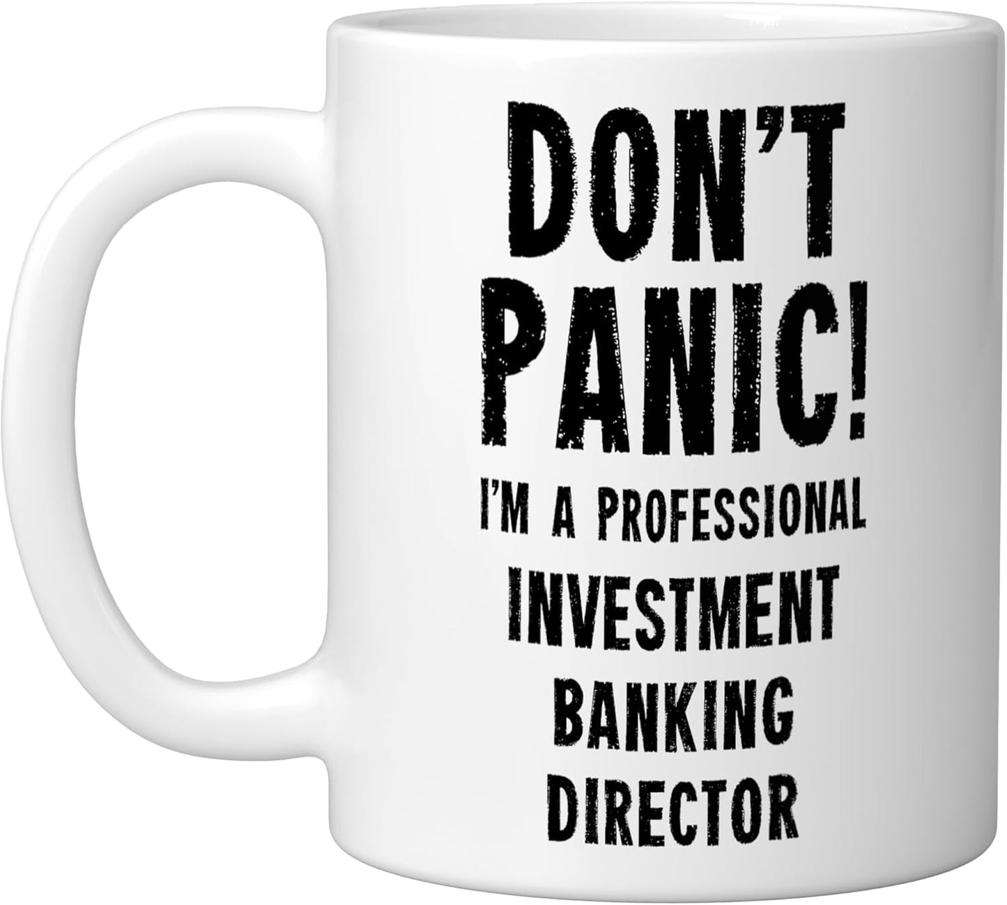 Taza Cerámica para Directivo Banca de Inversión Blanca