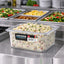 Set 24 Contenedores Policarbonato Para Preparación Mesa Buffet