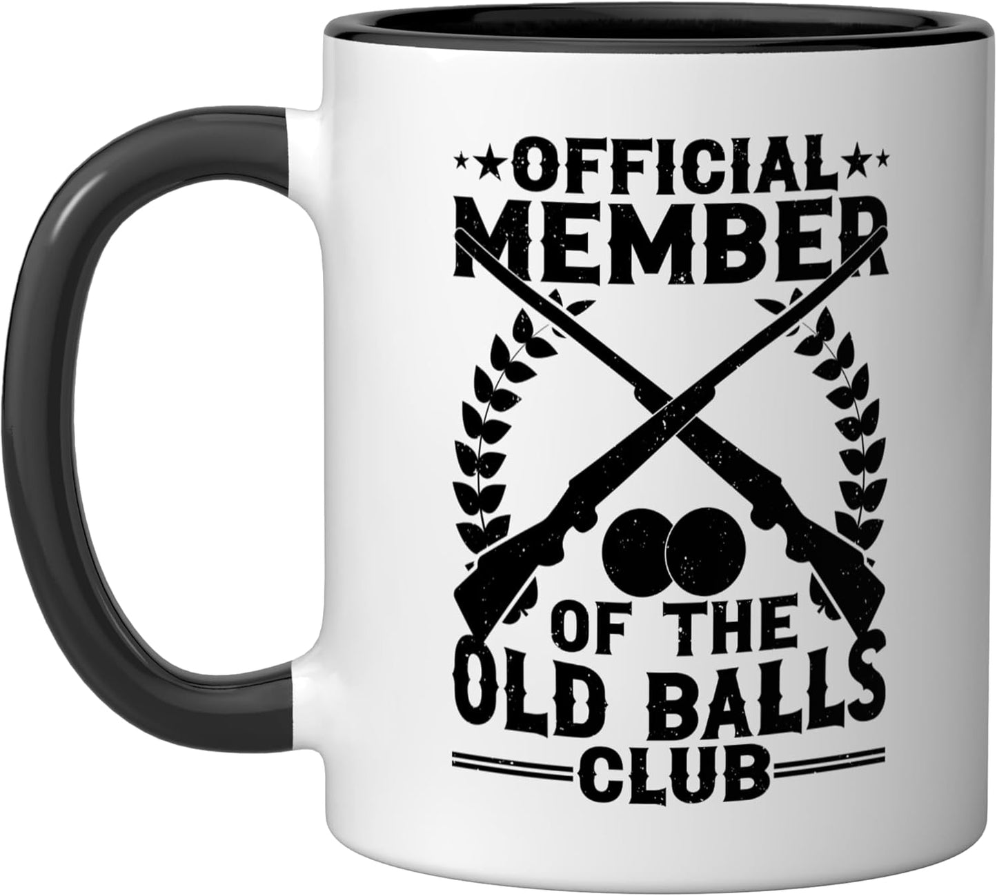 Taza cerámica para muzzleloader negra/blanca