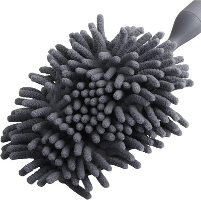 Plumero microfibra mano gris