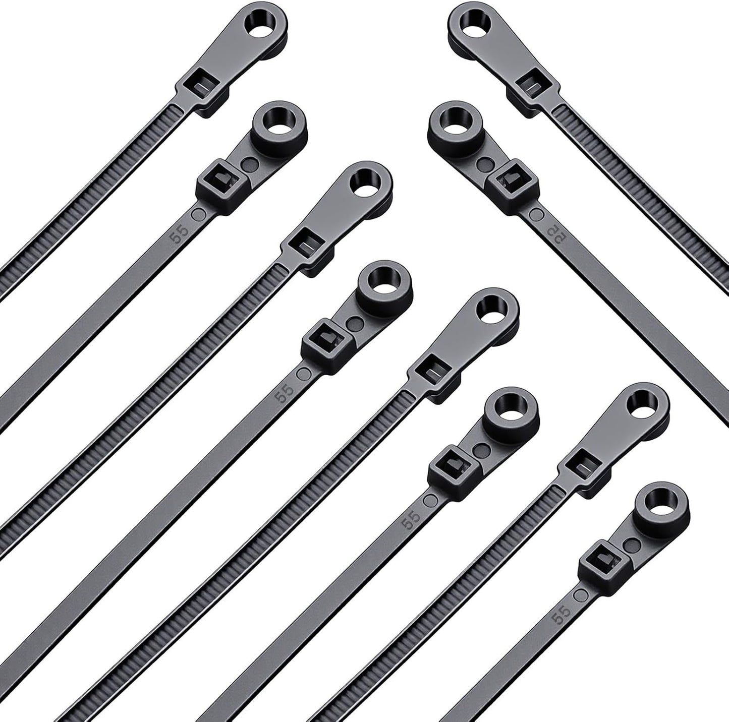 Bridas seguras con bucles 7.8pulg multiusos