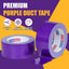 Cinta adhesiva morada resistente 9mil x2pulg x25yardas