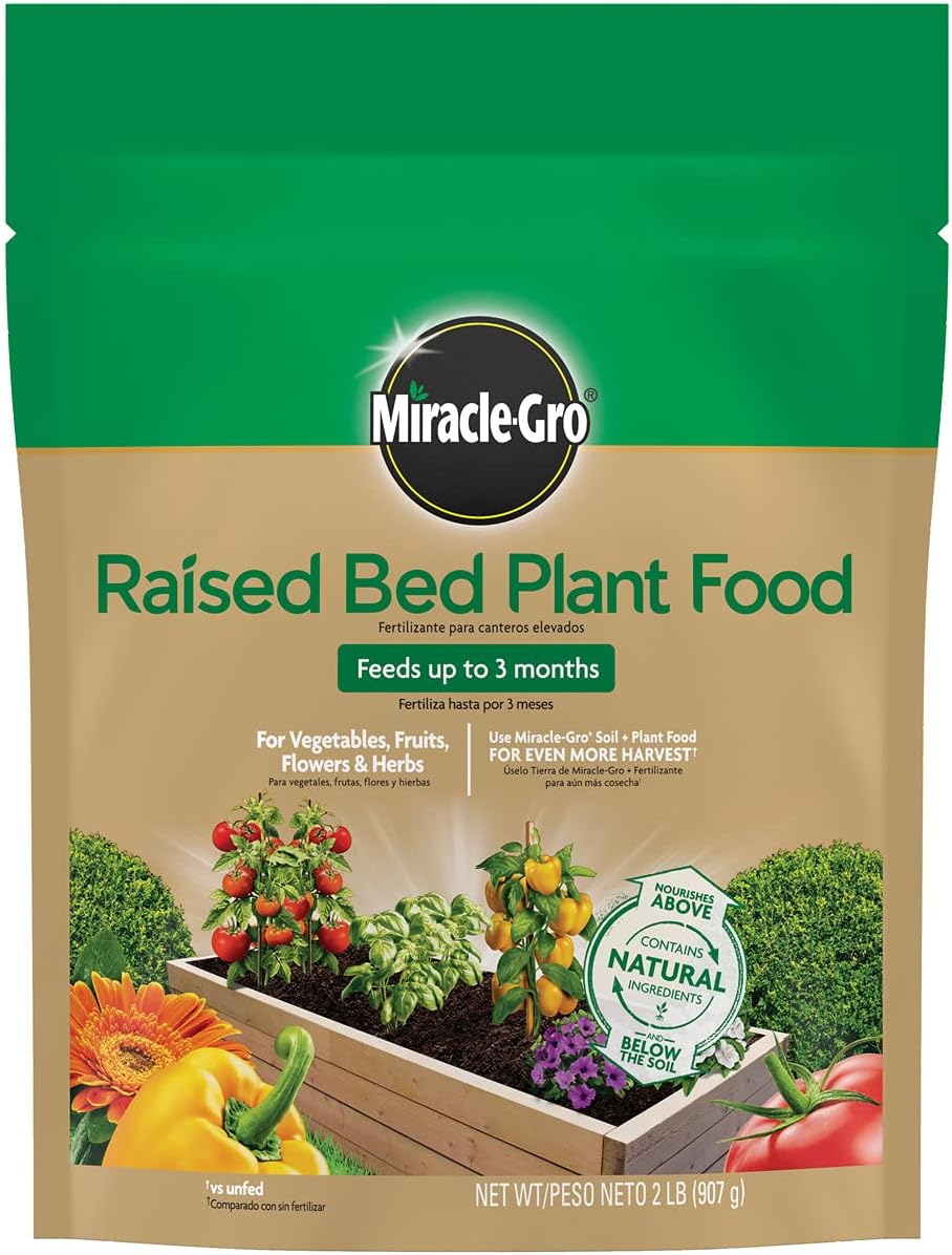 Alimento para plantas cama elevada 2lb