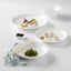 Juego 16 piezas servicio para 4 porcelana hueso blanco
