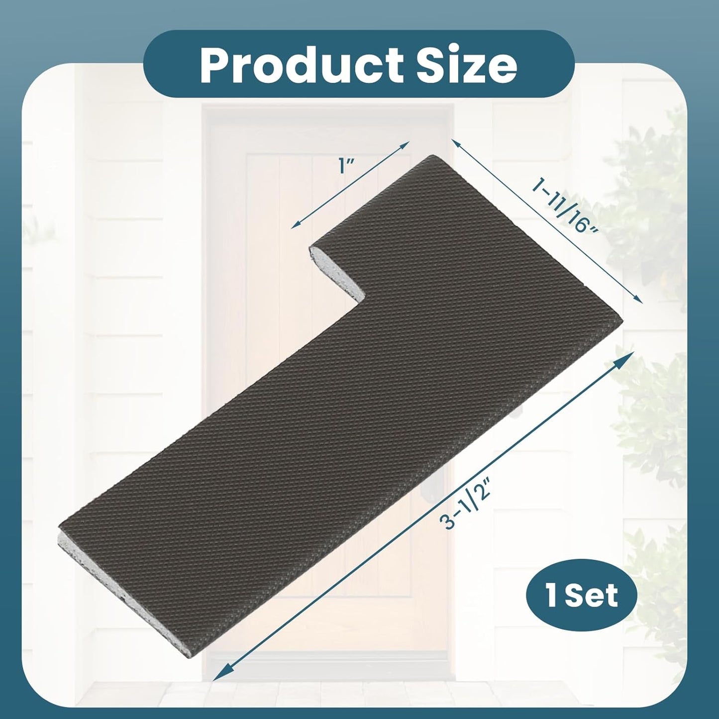 Burlete esquina puerta comp Therma-Tru autoadhesivo proteccion aire