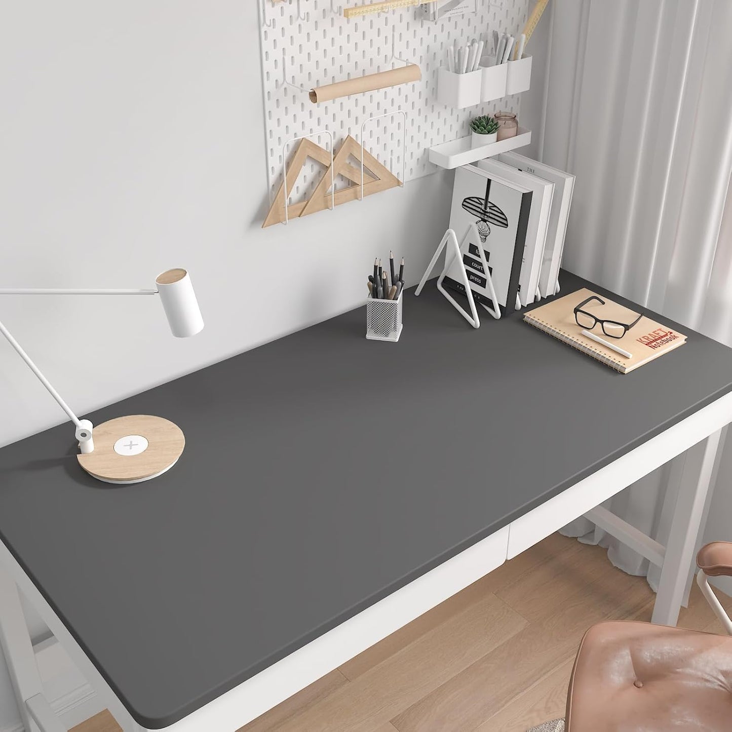 Papel tapiz gris autoadhesivo extraíble para dormitorio y sala