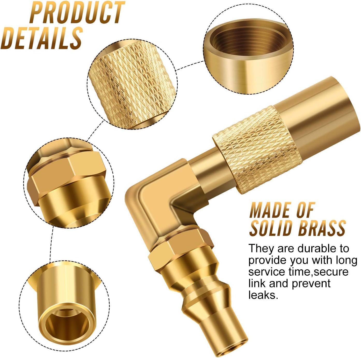 Adaptador codo 1/4pulg para parrilla Blackstone 17-22pulg