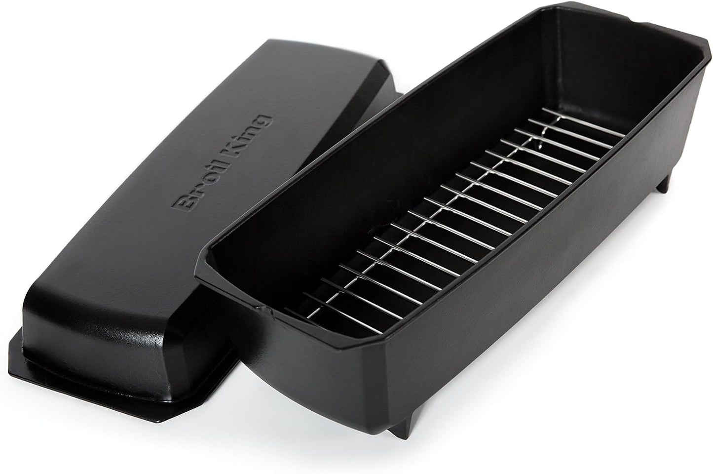 Asador costillas hierro fundido color negro