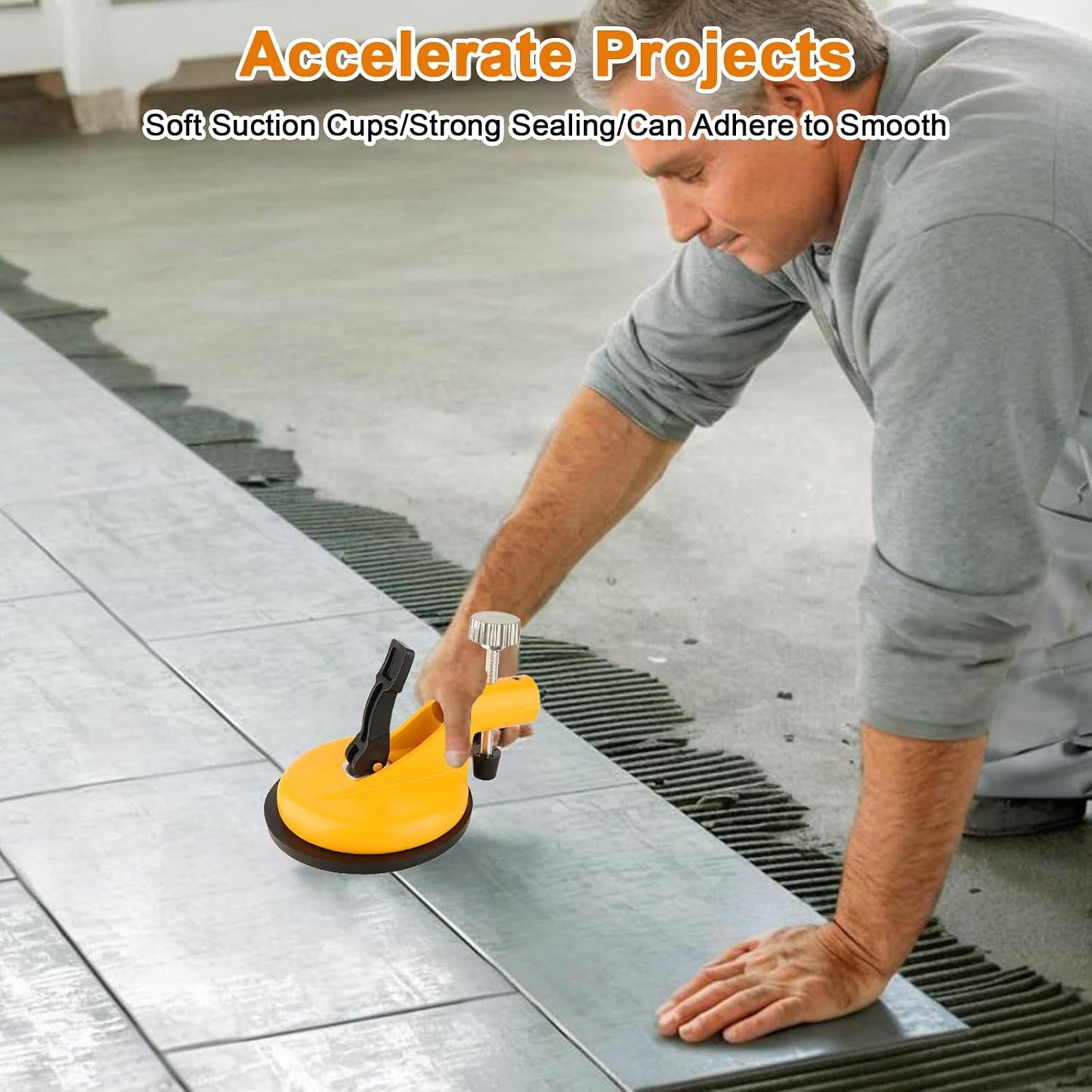 Nivelador azulejos ventosa ajuste aluminio