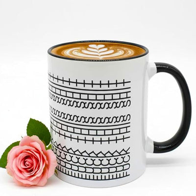 Taza de café con mensaje oculto de cerámica para mujer y hombre