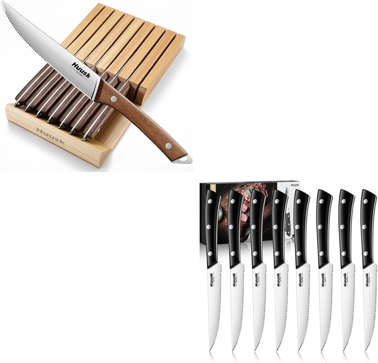 Set 8 Cuchillos de Carne con Organizador Cajón