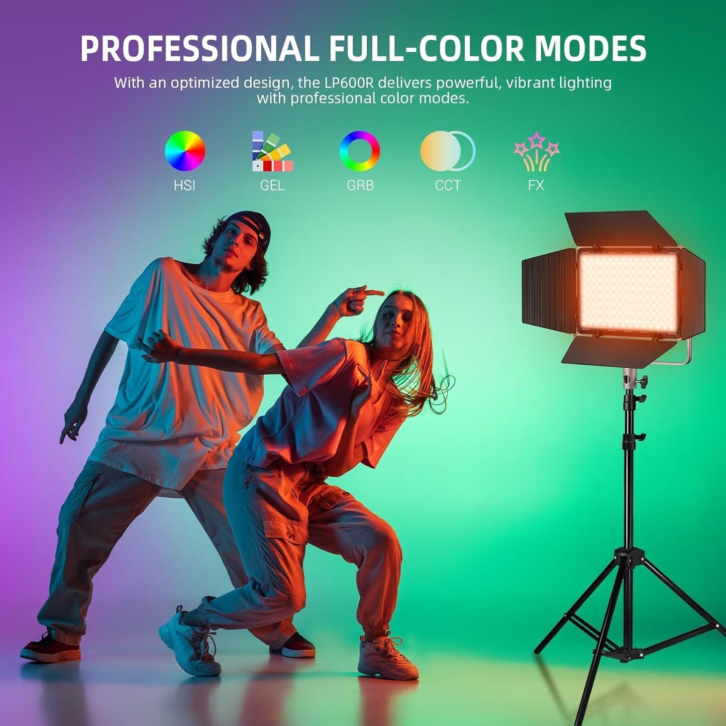 Luz LED RGB con control APP estudio