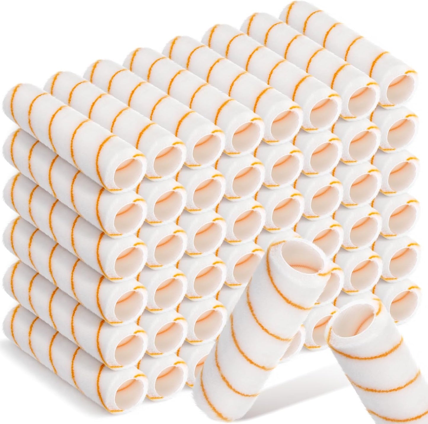 48 Cubiertas Rodillos Microfibra 9x3/8pulg Repuesto Pintura