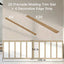 Tablero MDF 189x54pulg kit revestimiento pintar listón moldura