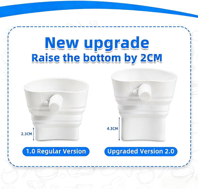 Embudo silicona para mezclador KSM150 5qt lavavajillas