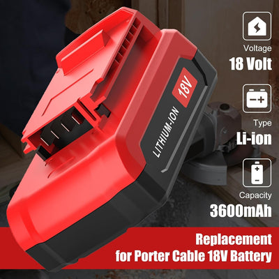 2 Baterías Litio 18V 3.6Ah Repuesto Porter