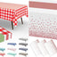 3 Pzas Manteles Plásticos 54x108pulg Estampado Rosas Doradas