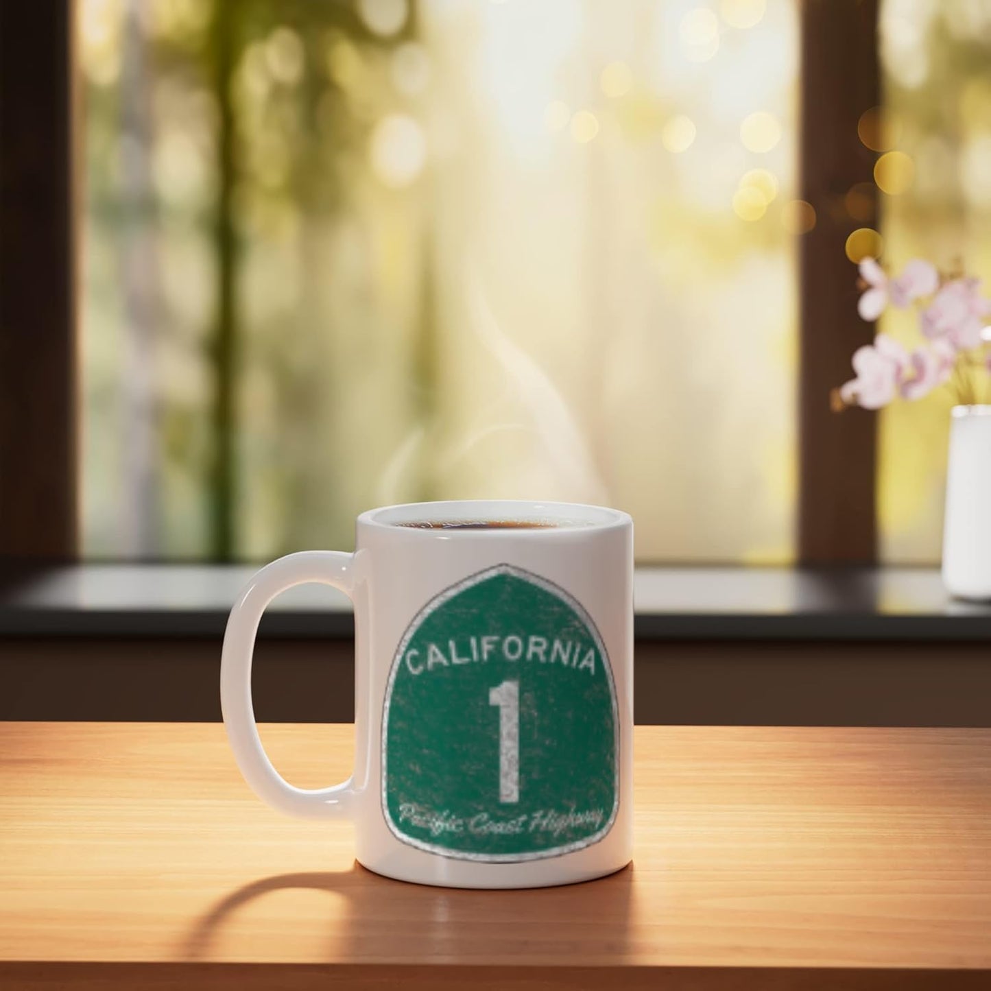 Taza cerámica California Highway 1 One Pacific Coast