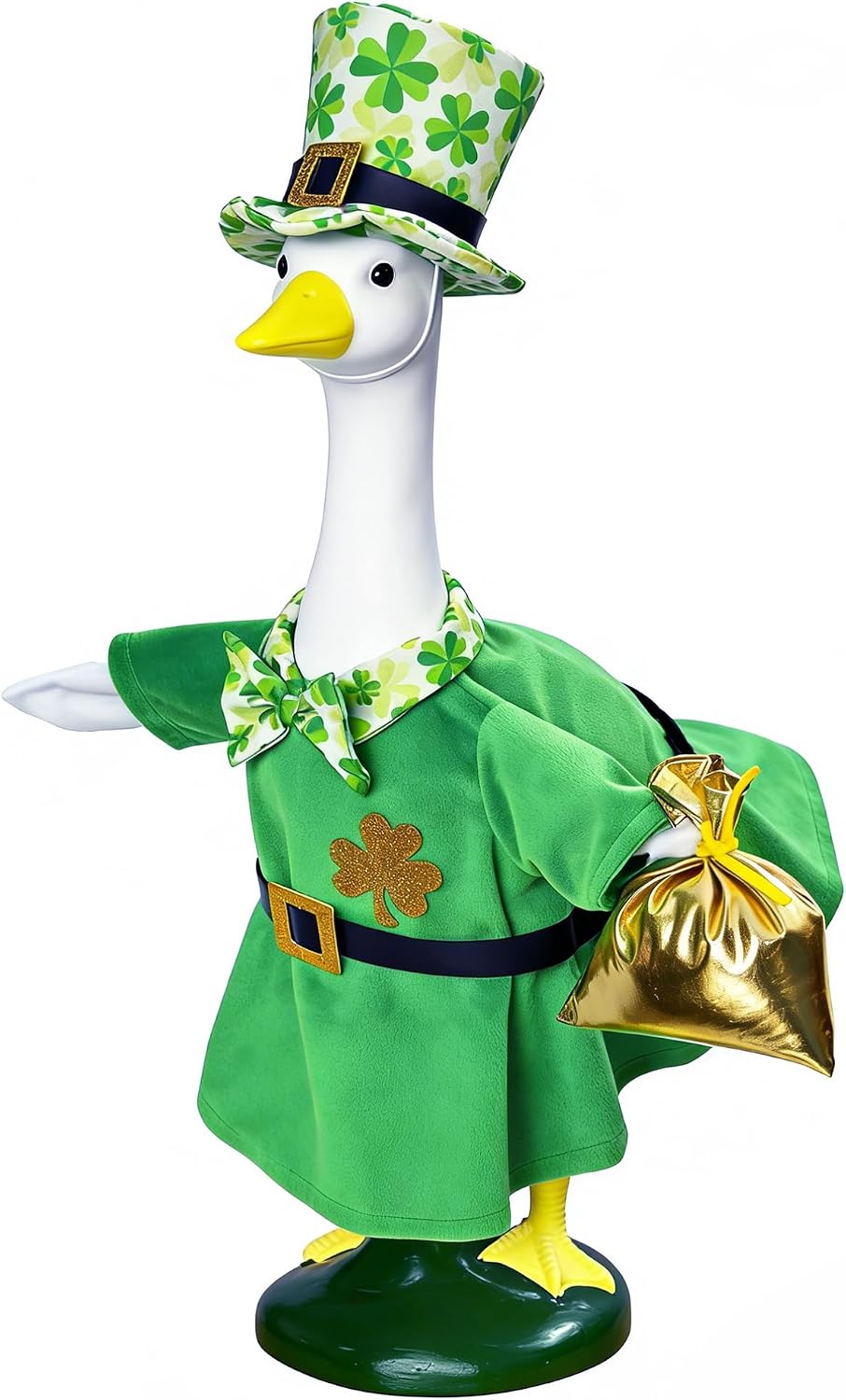Traje ganso San Patricio para estatua 23pulg