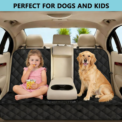 Funda asiento auto perro antideslizante con patrón