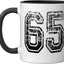 Taza Cerámica 65pulg Negro/Blanco