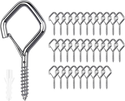 Ganchos acero inox 304 ojo 2.16pulg resistentes al viento