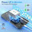 Extensor salida 2 tomas AC 2 USB PD 20W con luz para cocina baño