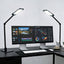 2 Lámparas escritorio LED regulable 3000K-6500K con control remoto