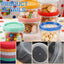 Pack 12 Contenedores Congelador 13oz Tapas Rosca Reutilizables