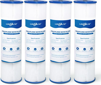 Cartuchos filtro agua sedimentos plisados 20micrones 10x2.5pulg