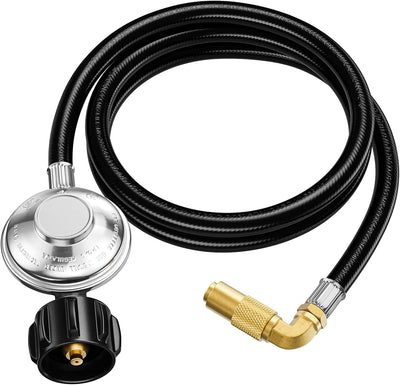 Manguera propano parrilla Blackstone 17-22pulg adaptador 90grados