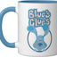 Taza de cerámica Blues Clues en azul y blanco