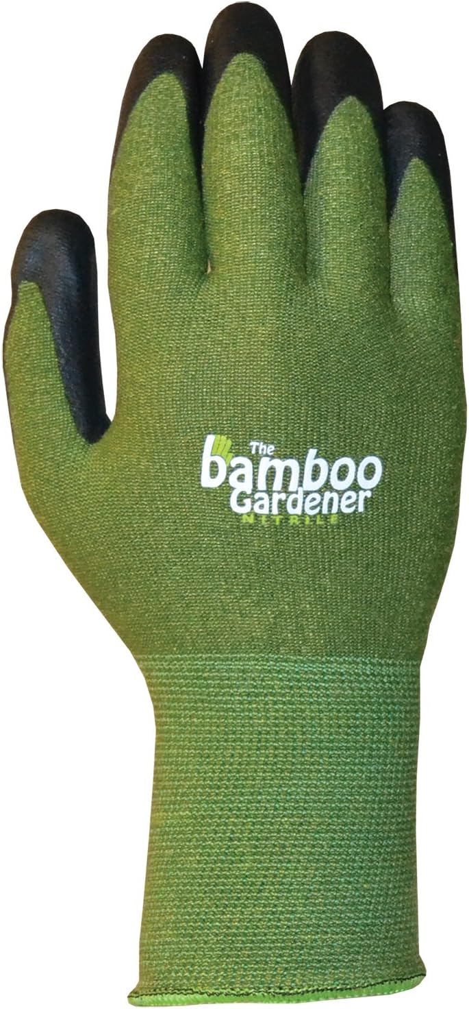 Guantes Bamboo Gardener talla M paquete 1