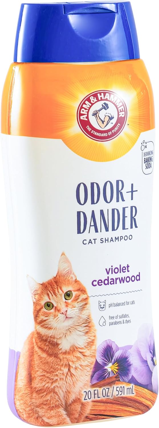 Champú control olores y caspa gato 20oz madera cedro