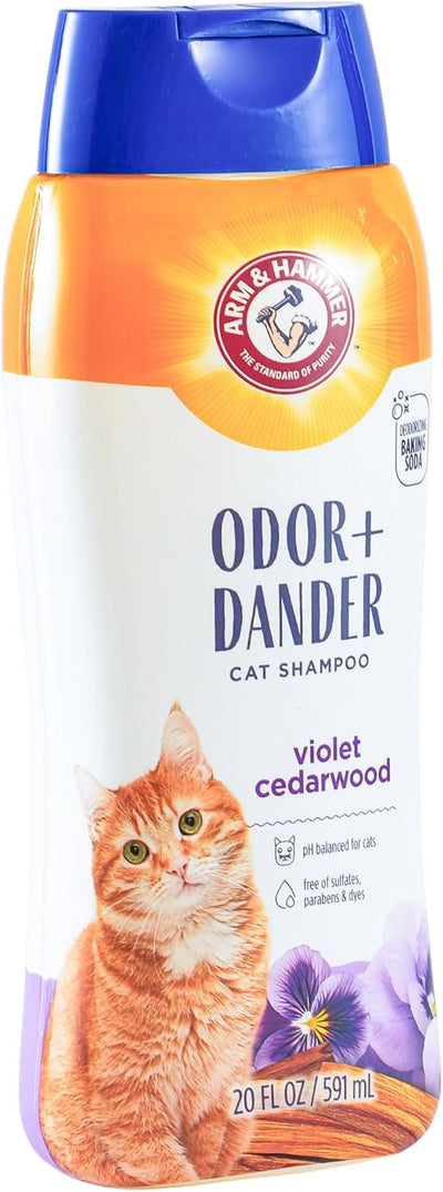 Champú control olores y caspa gato 20oz madera cedro