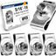 Tuercas en U acero inox 304 para puertas auto set 8
