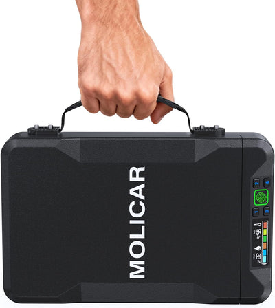 Caja seguridad biométrica de huellas dactilares portátil
