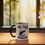 Taza cerámica The Fish Whisperer Master Angler en negro/blanco