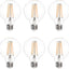 Bombilla LED Edison G25 E26 regulable 8W 1000lm blanco cálido 2700K