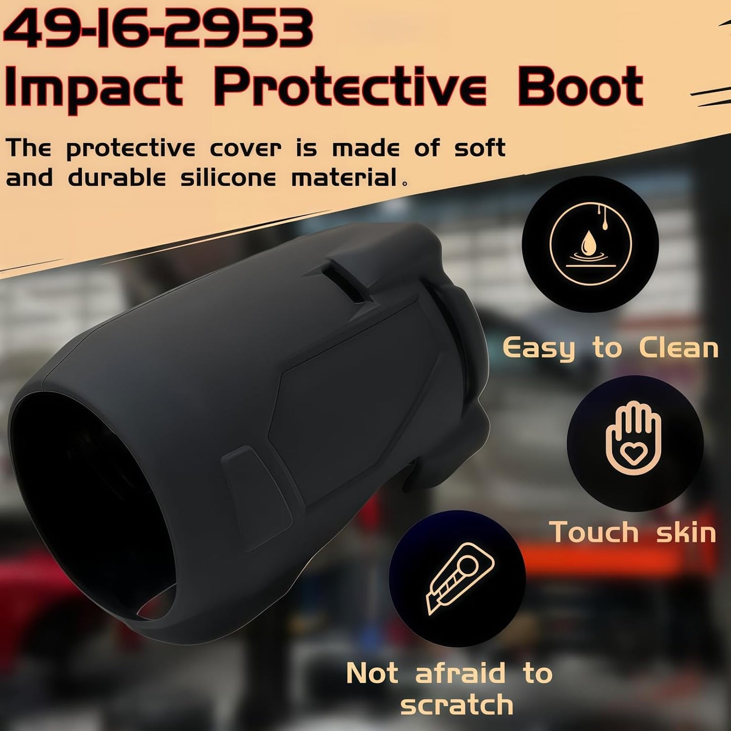 Funda protectora destornillador impacto M18 Fuel HEX 1/4 pulg