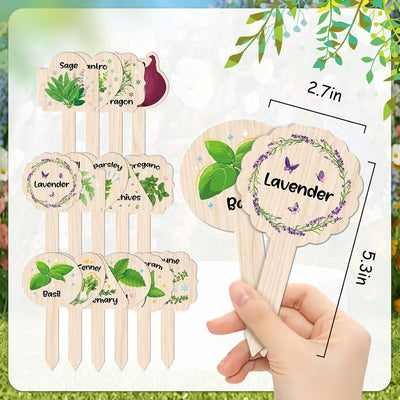 Etiquetas para plantas jardín impermeables 15 pzas