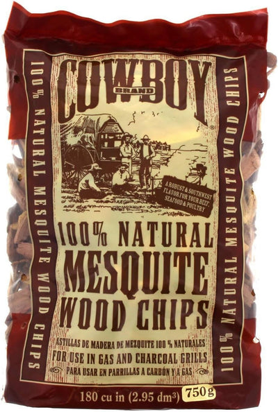 Chips madera mezquite 180pulg cúbicas
