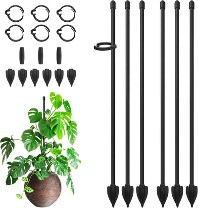 Estacas soporte plantas 14pulg ajustables Monstera Tomate orquídea