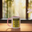 Taza Cerámica Joke Meme Gothic Rosa/Blanco