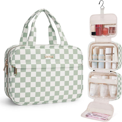 Neceser colgante mujer bolsa maquillaje viaje cuadros