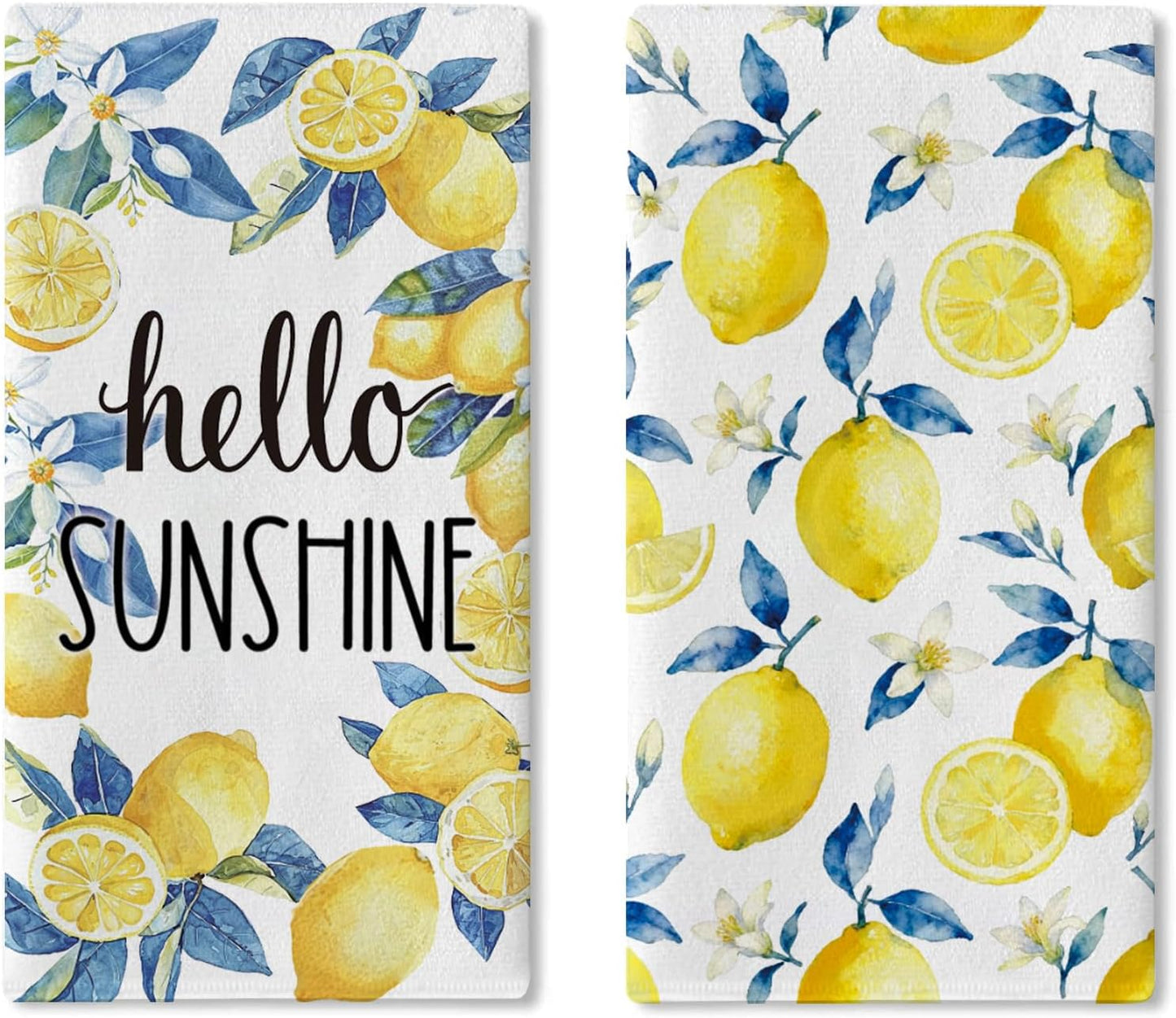 Paños de cocina de limón Hello Sunshine 18 x 26
