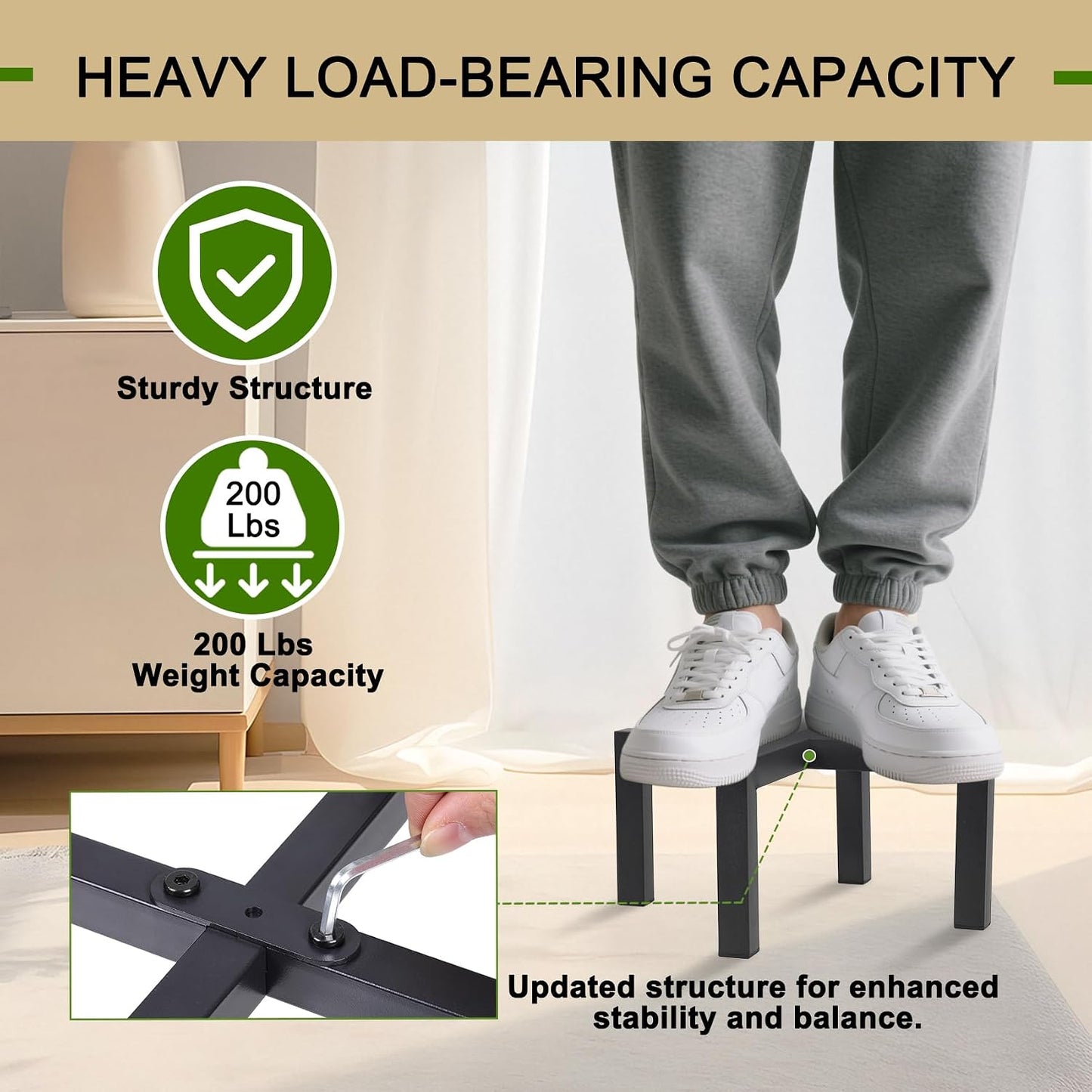 Soporte para macetas de suelo metal resistente 5-12pulg