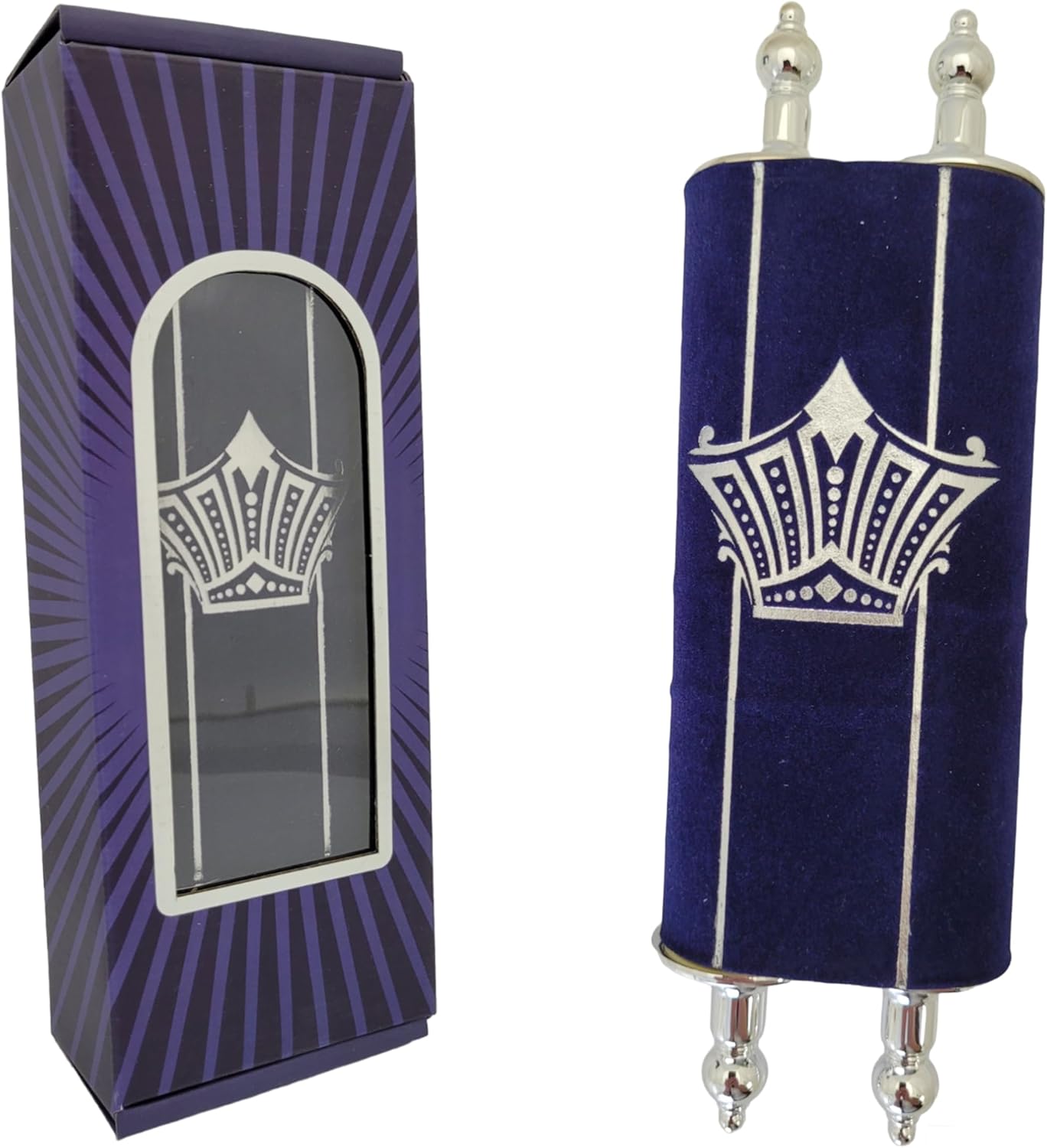 Mesa exhibición acrílico Torah Bimah con scroll 8pulg