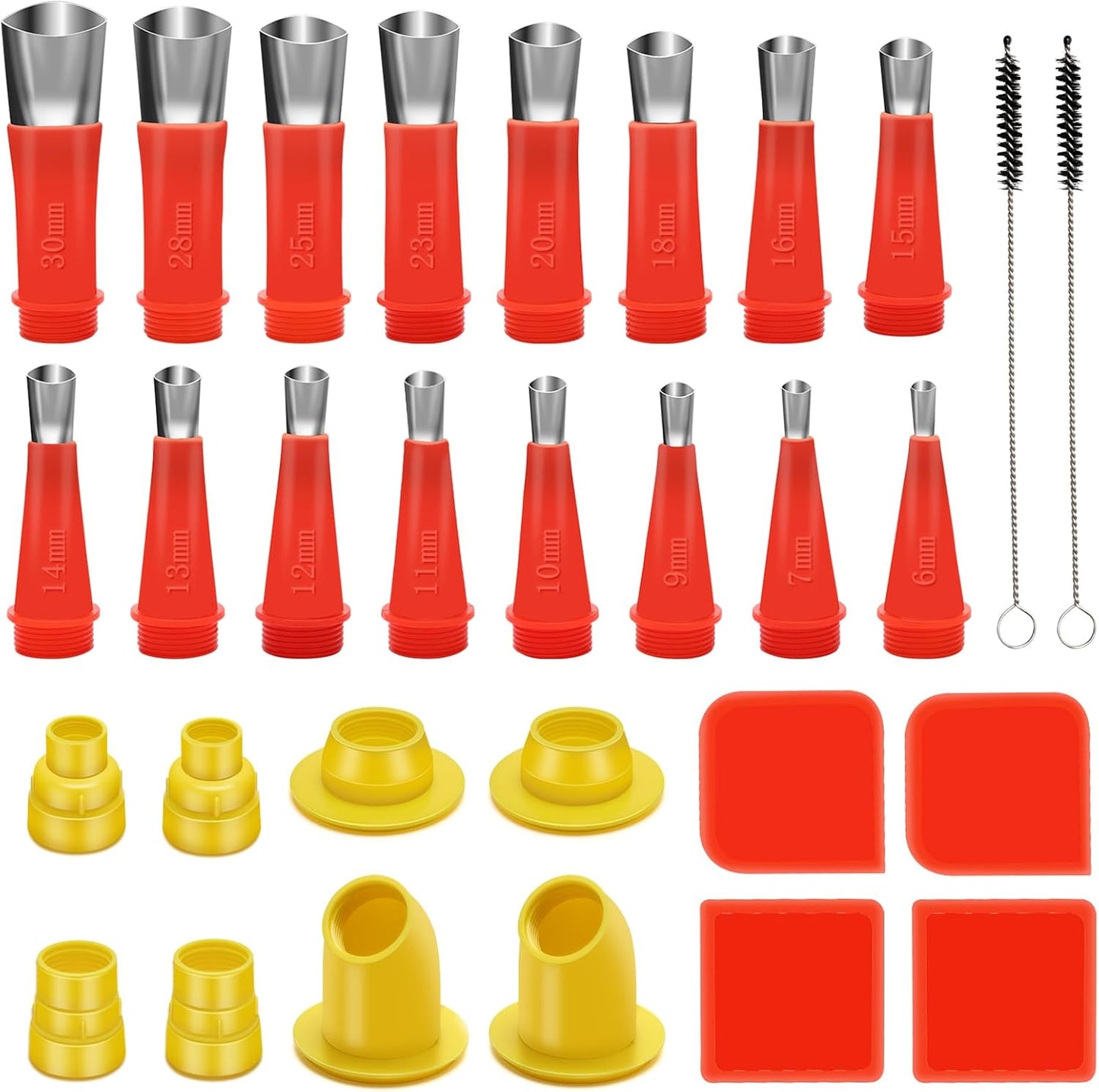 Kit calafateo 30 pzas 16 boquillas reutilizables